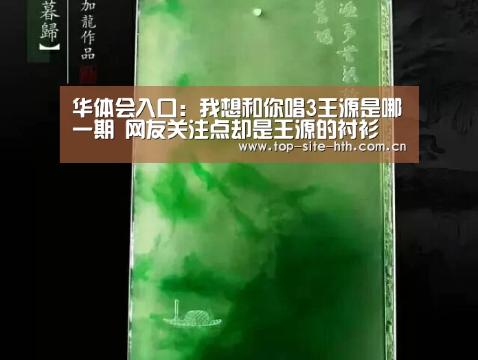 华体会入口:我想和你唱3王源是哪一期 网友关注点却是王源的衬衫(图2) 华体会入口